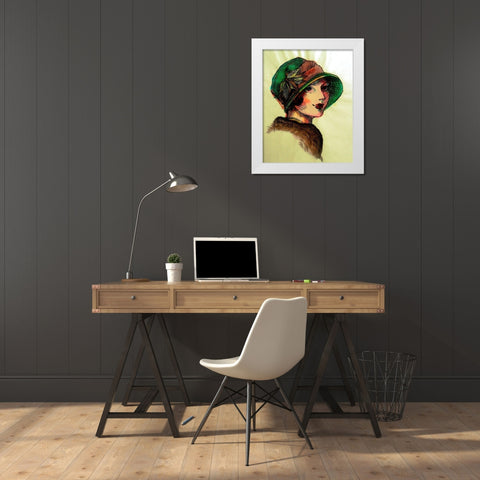20s Girls I White Modern Wood Framed Art Print by Harrington, Danielle