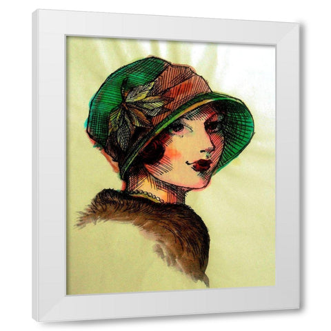 20s Girls I White Modern Wood Framed Art Print by Harrington, Danielle