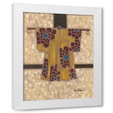 Primary Kimono II White Modern Wood Framed Art Print by Deans, Karen