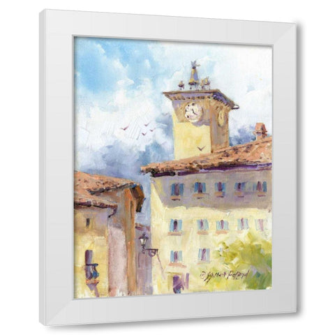 Mission Impression II White Modern Wood Framed Art Print by Pollard, Julie G.