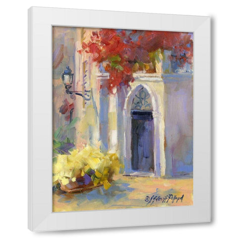 Mission Impression III White Modern Wood Framed Art Print by Pollard, Julie G.