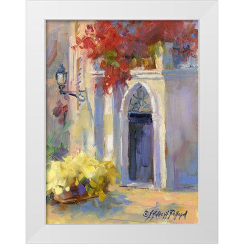 Mission Impression III White Modern Wood Framed Art Print by Pollard, Julie G.