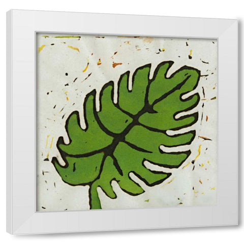 Planta Green I White Modern Wood Framed Art Print by Davis, Andrea