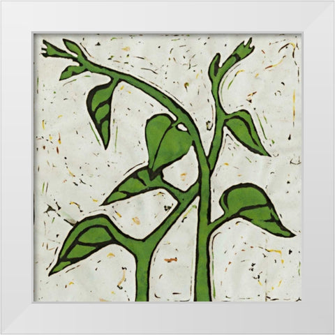Planta Green V White Modern Wood Framed Art Print by Davis, Andrea
