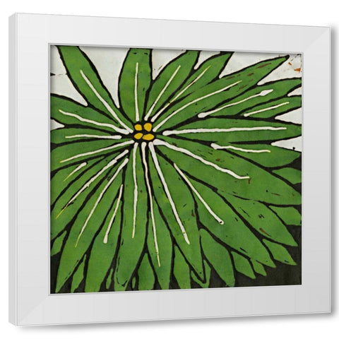 Planta Green VIII White Modern Wood Framed Art Print by Davis, Andrea