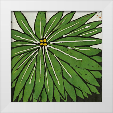 Planta Green VIII White Modern Wood Framed Art Print by Davis, Andrea