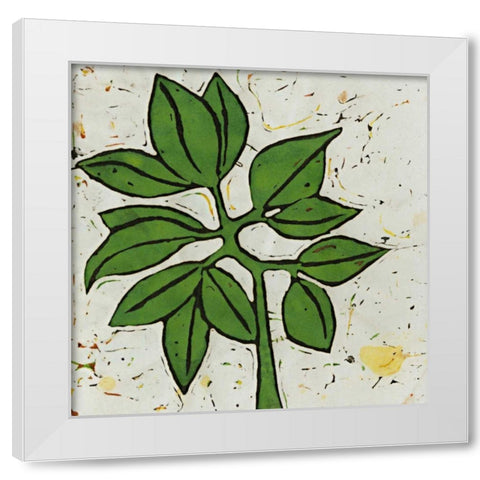 Planta Green IX White Modern Wood Framed Art Print by Davis, Andrea