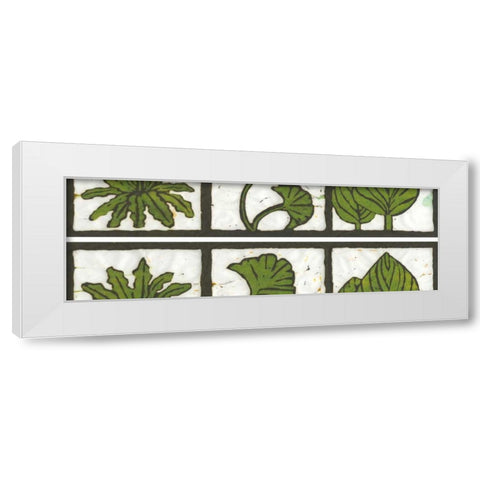 2-Up Verde Botanical II White Modern Wood Framed Art Print by Davis, Andrea