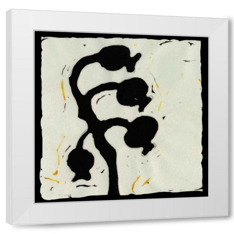 Profile III White Modern Wood Framed Art Print by Davis, Andrea