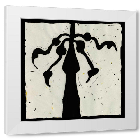 Profile VII White Modern Wood Framed Art Print by Davis, Andrea