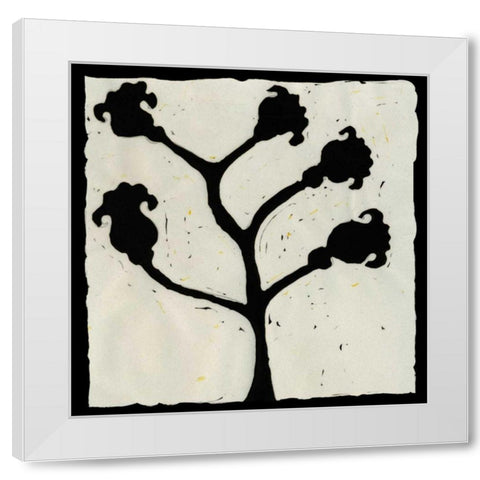Profile VIII White Modern Wood Framed Art Print by Davis, Andrea