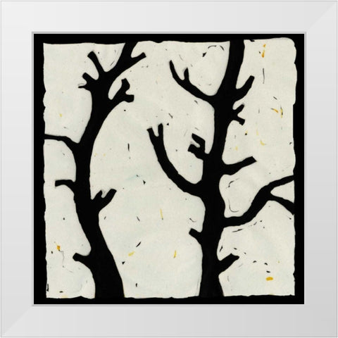 Profile IX White Modern Wood Framed Art Print by Davis, Andrea