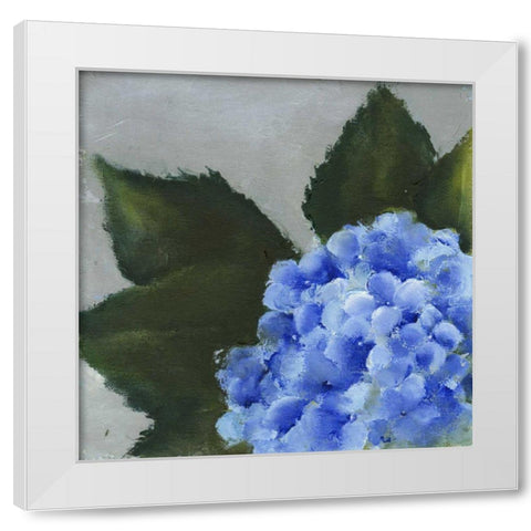 Hydrangea Detail I White Modern Wood Framed Art Print by Nichols, Liz