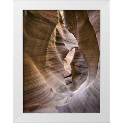 Antelope Canyon VI White Modern Wood Framed Art Print by Chester, Colby