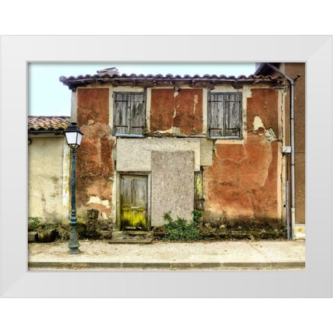 Lupiac House I White Modern Wood Framed Art Print by Chester, Colby