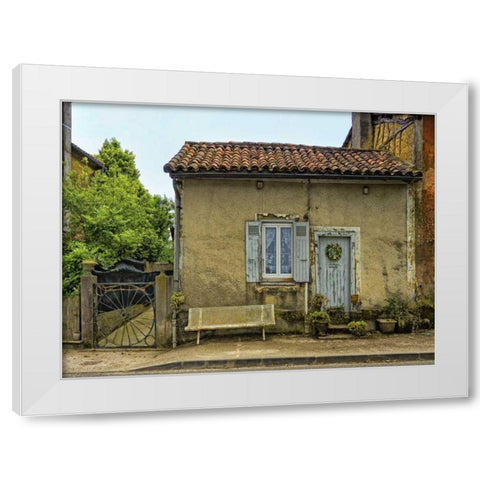 Lupiac House II White Modern Wood Framed Art Print by Chester, Colby