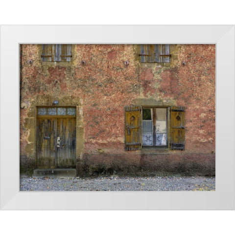 Lupiac House III White Modern Wood Framed Art Print by Chester, Colby