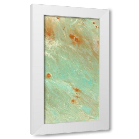 Ozone II White Modern Wood Framed Art Print by Roll, Dlynn