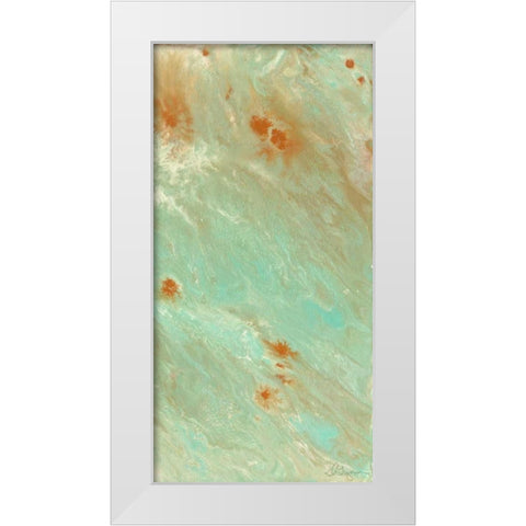 Ozone II White Modern Wood Framed Art Print by Roll, Dlynn