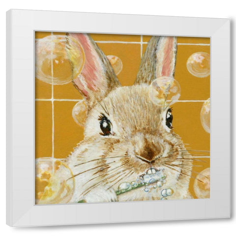 Bubbles - Robert White Modern Wood Framed Art Print by Roll, Dlynn