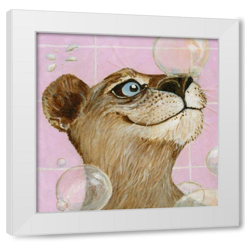 Bubbles - Ann White Modern Wood Framed Art Print by Roll, Dlynn