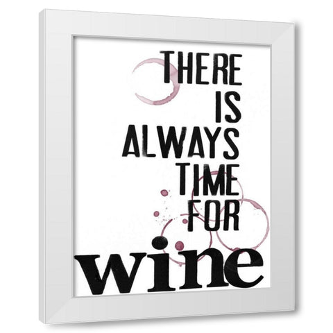 Hospitality VI White Modern Wood Framed Art Print by Velasquez, Deborah