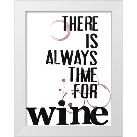 Hospitality VI White Modern Wood Framed Art Print by Velasquez, Deborah