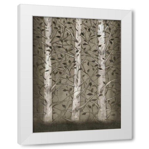 Intertwine I White Modern Wood Framed Art Print by OToole, Tim