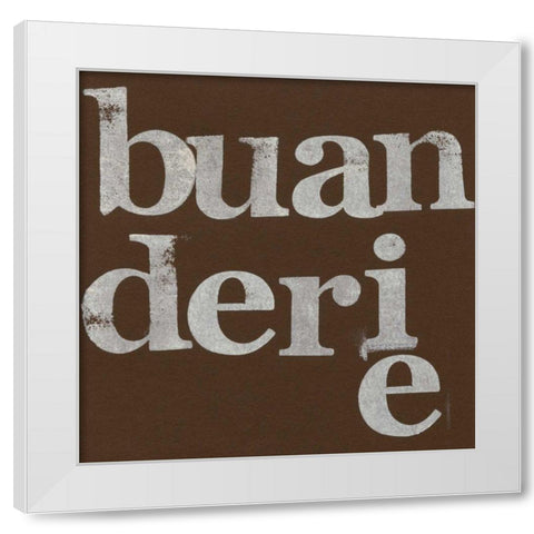 French Laundry II White Modern Wood Framed Art Print by Velasquez, Deborah