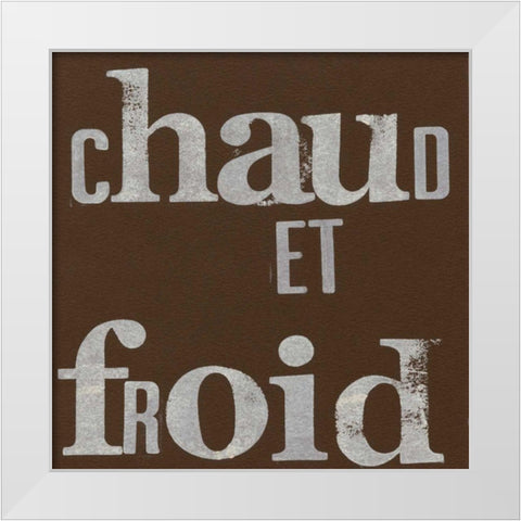 French Laundry III White Modern Wood Framed Art Print by Velasquez, Deborah