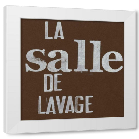 French Laundry IV White Modern Wood Framed Art Print by Velasquez, Deborah