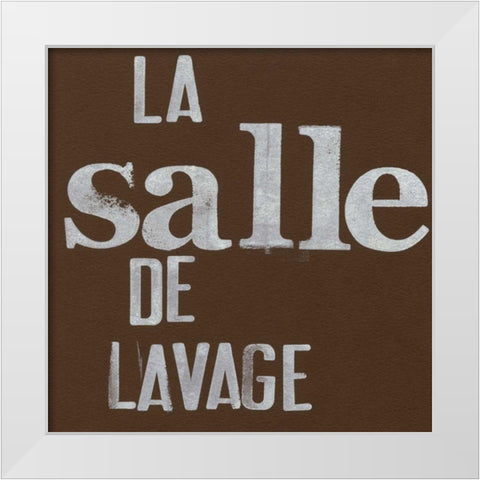 French Laundry IV White Modern Wood Framed Art Print by Velasquez, Deborah