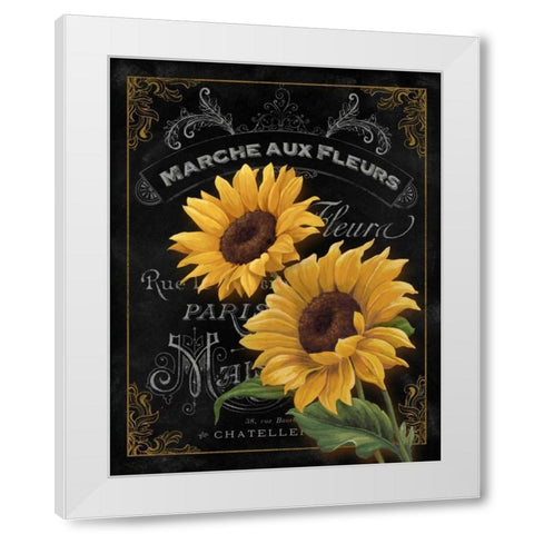 Small Botanical Collection II White Modern Wood Framed Art Print by White, Abby