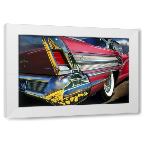 58 Buick Century - Holland White Modern Wood Framed Art Print by Reynolds, Graham