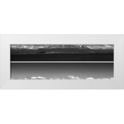 2-Up Mountain Panorama White Modern Wood Framed Art Print by Nalbandian, Nish