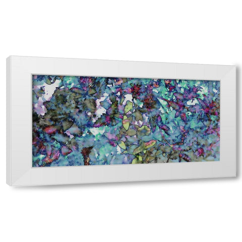 Flower Drop II White Modern Wood Framed Art Print by Harrington, Danielle