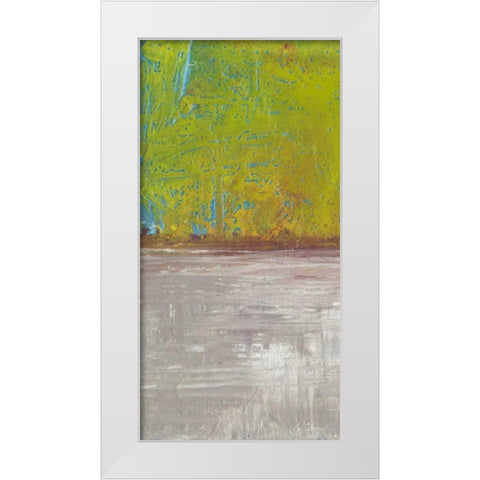 Fire and Ice I White Modern Wood Framed Art Print by Roll, Dlynn