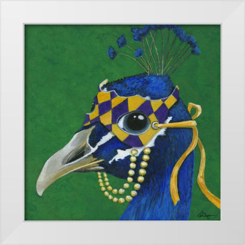You Silly Bird - Tina White Modern Wood Framed Art Print by Roll, Dlynn