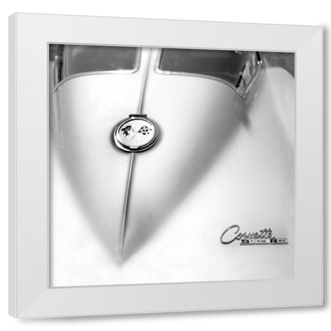 63 Split Window White Modern Wood Framed Art Print by Stein, Daniel