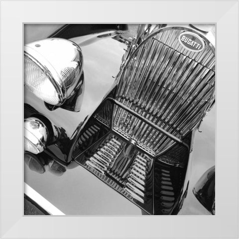 39 Bugati T57 White Modern Wood Framed Art Print by Stein, Daniel