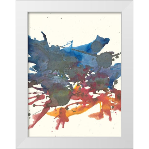 On our Way White Modern Wood Framed Art Print by Fuchs, Jodi