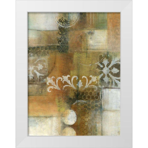 Modern Note II White Modern Wood Framed Art Print by Green-Aldridge, Willie