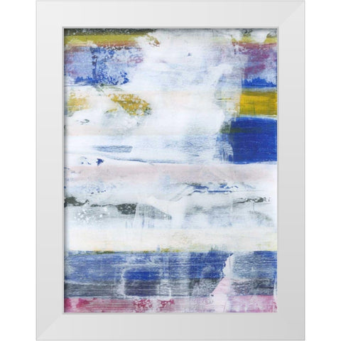 White Wash I White Modern Wood Framed Art Print by Fuchs, Jodi
