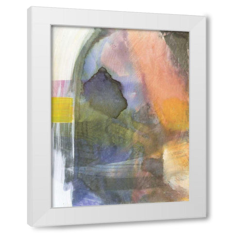 Entry Point White Modern Wood Framed Art Print by Fuchs, Jodi