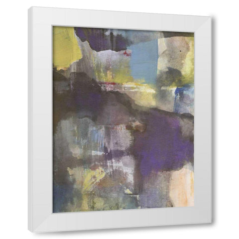Calm Interlude White Modern Wood Framed Art Print by Fuchs, Jodi
