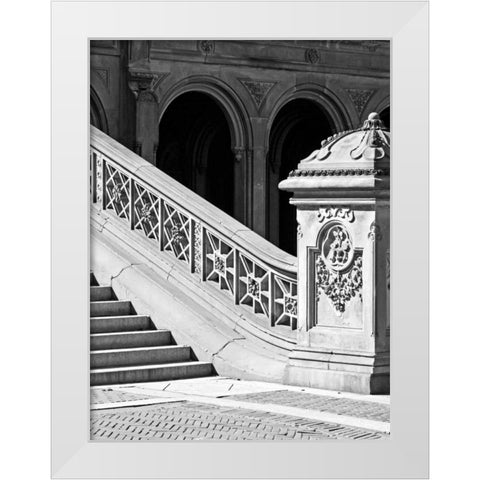 NYC Architecture VI White Modern Wood Framed Art Print by Pica, Jeff