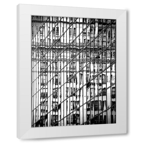 Reflections of NYC II White Modern Wood Framed Art Print by Pica, Jeff
