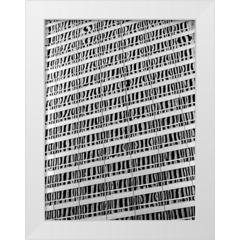 Reflections of NYC IV White Modern Wood Framed Art Print by Pica, Jeff