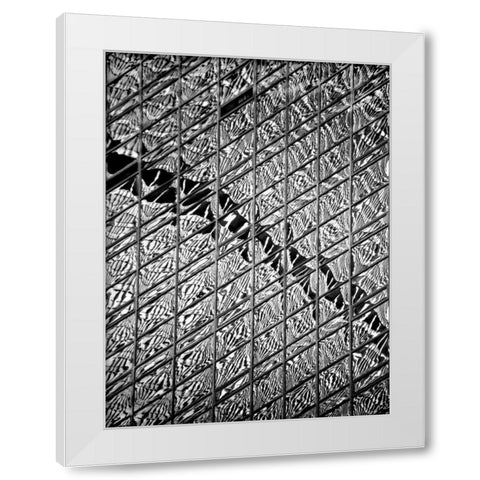Reflections of NYC V White Modern Wood Framed Art Print by Pica, Jeff