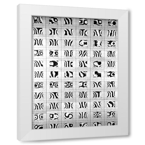 Reflections of NYC VI White Modern Wood Framed Art Print by Pica, Jeff
